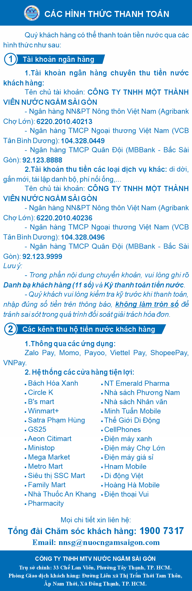 11. Công ty TNHH MTV Nước ngầm Sài Gòn
